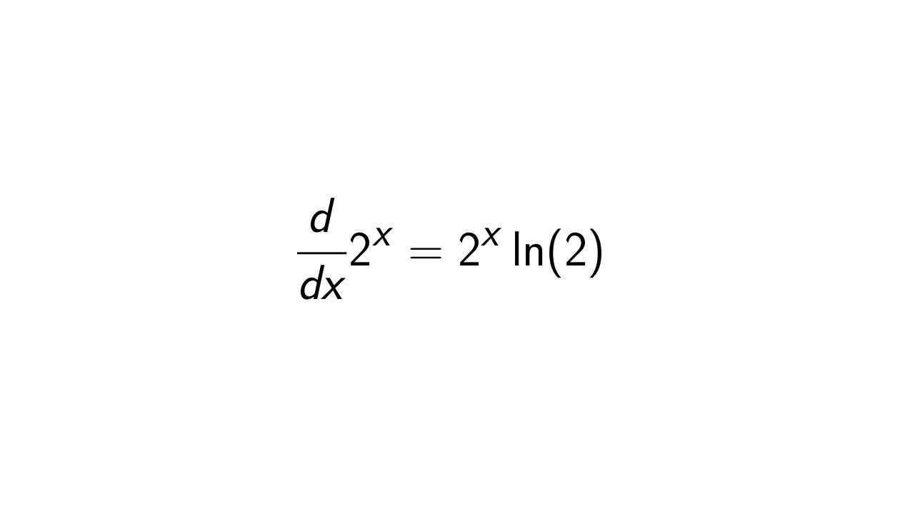 Read more about the article What is the Derivative of 2^x?